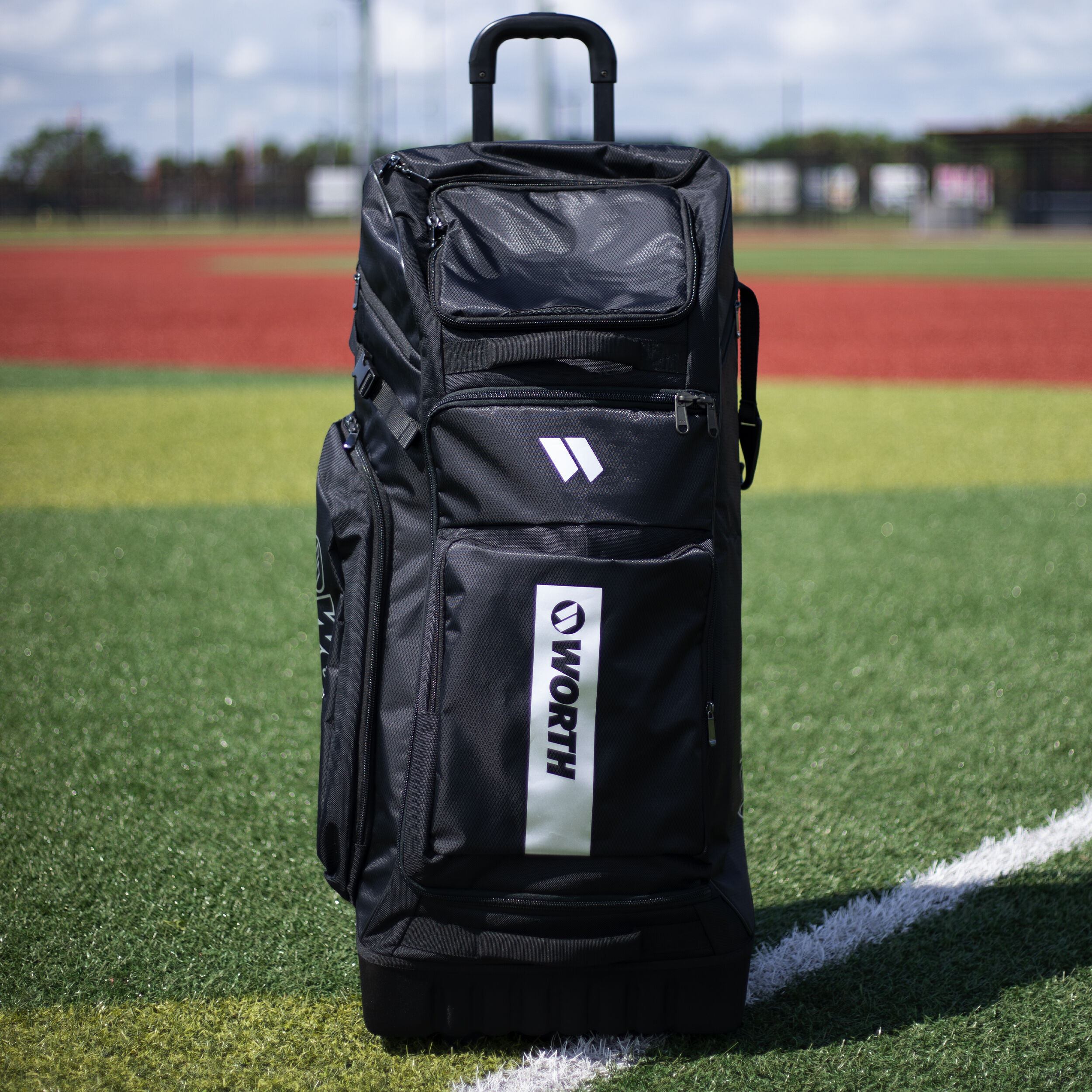 WBA005 Worth Pro Wheeled Slowpitch Bag Black