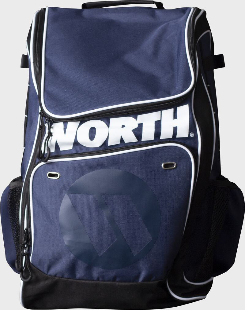 A navy Worth softball backpack - WORBAG-BP-N/B loading=