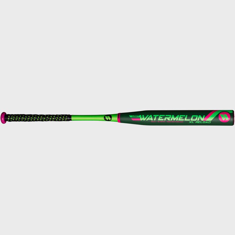 A dark green Watermelon XL reload USSSA slow pitch bat - SKU: WMLX21U