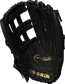 Black palm of a 13 in Worth Player Series H web glove - SKU: WPL130-PH image number null