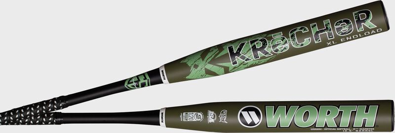 2 views of a 2022 Shannon Smith KReCHeR XL USSSA bat - SKU: WSS22U image number null