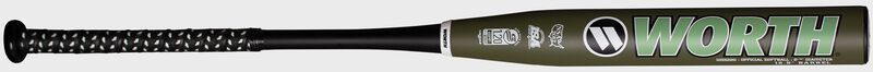 Worth logo on the barrel of a Shannon Smith USSSA softball bat - SKU: WSS22U image number null