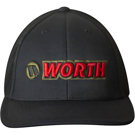 Worth Black Trucker Mesh Hat