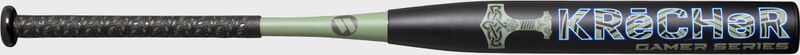 A black 2022 KReCHeR gamer series senior bat - SKU: WKRGMS loading=