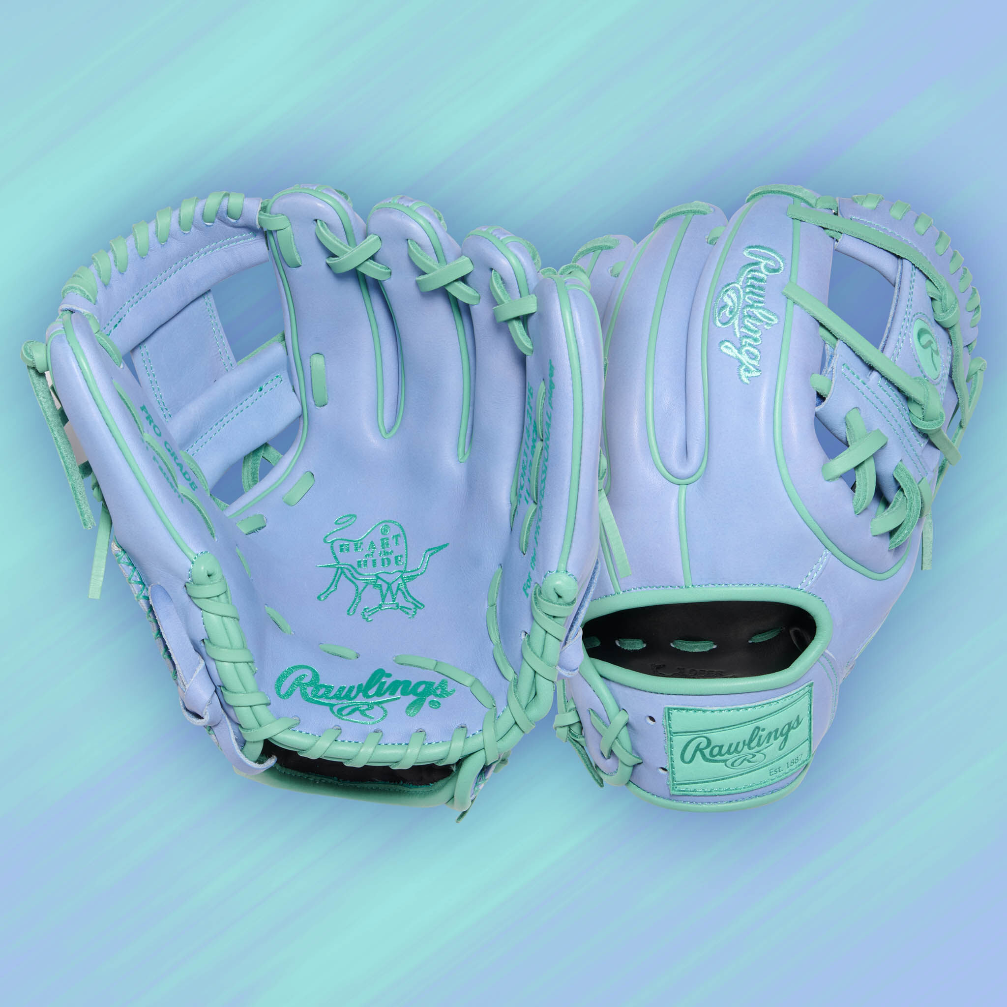 Rawlings HOH ColorSync 10 Periwinkle Mint 11.5-Inch Glove