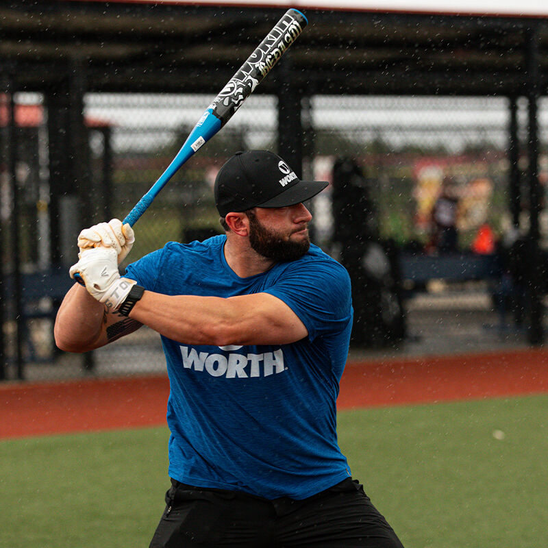 2025 Worth Bedlam Phil Matte Signature Model 1-Piece 12.75" XL USSSA Bat