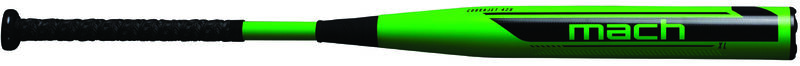 A green Worth Mach USA XL bat with a black Mach logo and black grip - SKU: WM21MA image number null