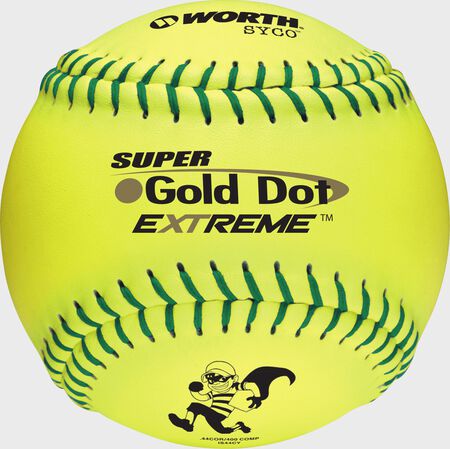 ISA 12 in Gold Dot Softballs (IS44CY)