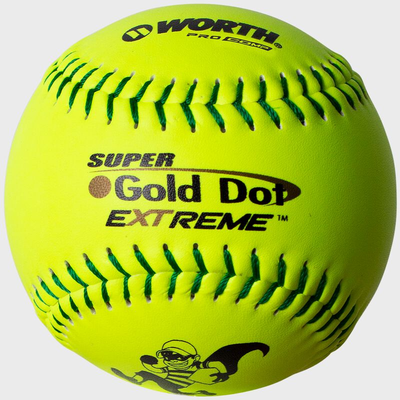 ISA 12 in Gold Dot Softballs (IS44CY) image number null