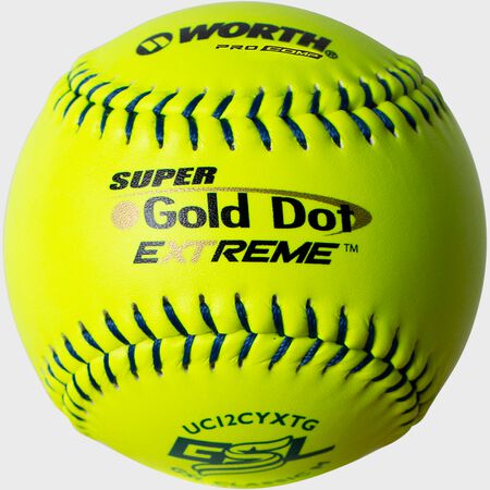 GSL 12 in Gold Dot Softballs (UC12CYXTG)