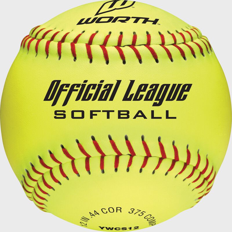 Official League 12 in Recreational Softballs (YWCS12) | 8 pack
