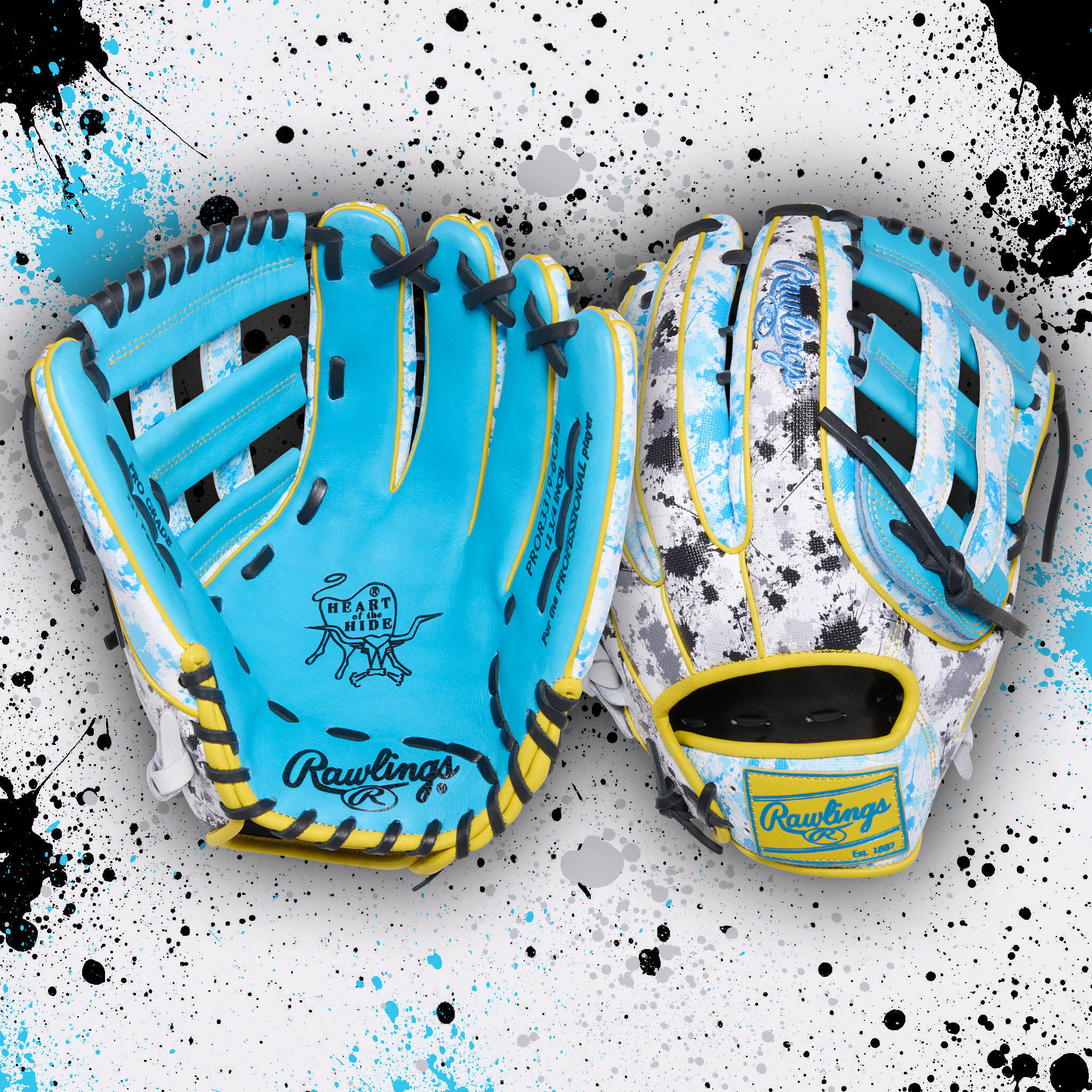 Rawlings HOH ColorSync 10 Splatter 12.75-Inch Glove