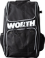 A black Worth softball backpack - WORBAG-BP-BLK image number null