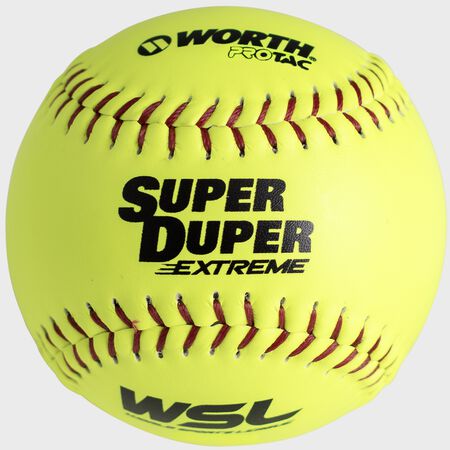 Worth WSL Super Duper Extreme PRO TAC Multi-Layer Maroon Stitch Ball, 1 Dozen Worth WSL Super Duper Extreme PRO TAC Multi-Layer Maroon Stitch Ball, 1 Dozen