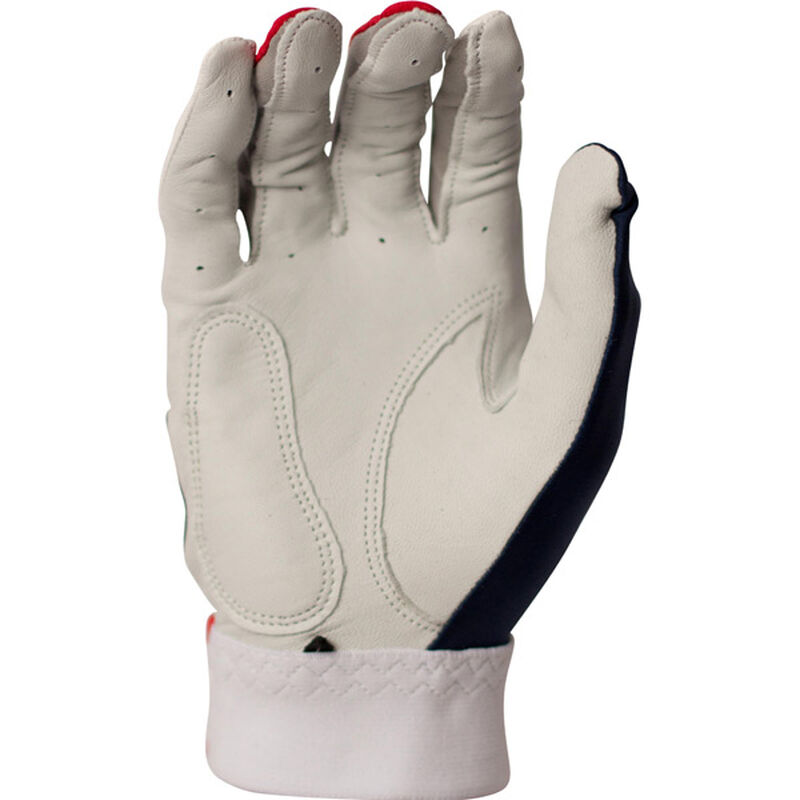 Adult Red-White-Blue Batting Glove