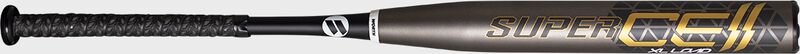 Barrel of a 2022 Worth SuperCell gold USA slowpitch softball bat - SKU: WSG22A image number null