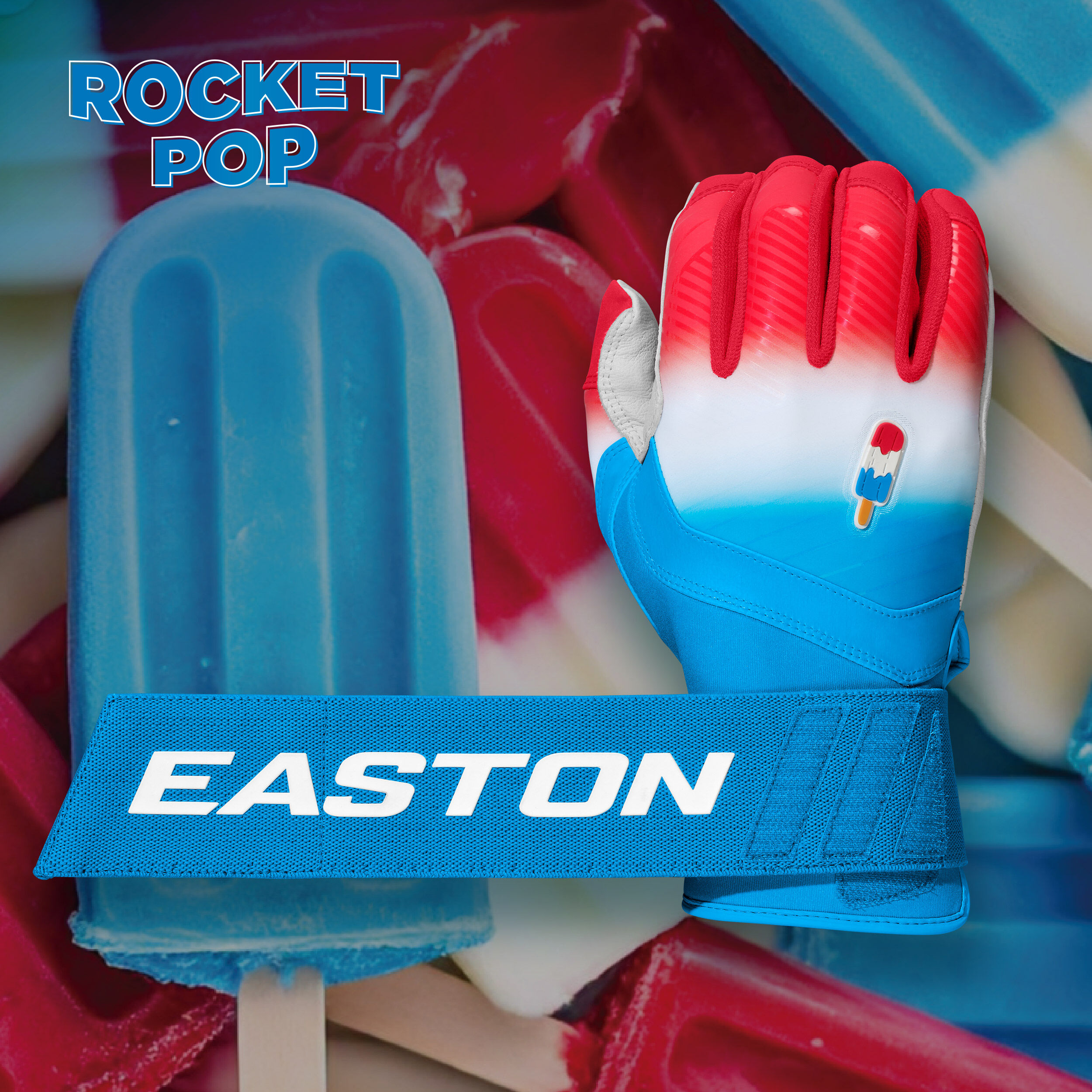 Easton Walk-Off Ethos Locked-In Rocket Pop Batting Gloves