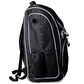 Side of a black Worth softball equipment backpack - SKU: WORBAG-BP-BLK image number null