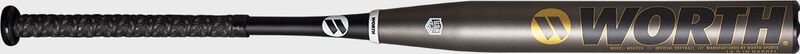 Worth logo on the barrel of a SuperCell Gold USA softball bat - SKU: WSG22A image number null
