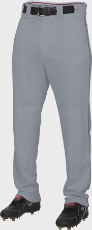 Semi-Relaxed Piped Baseball Pants, Adult & Youth