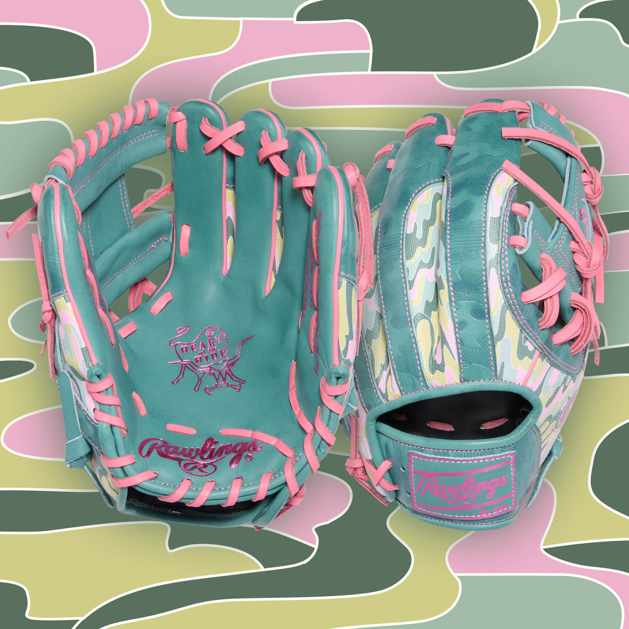 Rawlings HOH ColorSync 10 Camo Swirl 11.5-Inch Glove