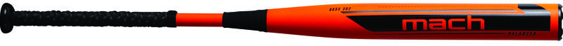 An orange Worth Mach 1 balanced USA blem bat - SKU: WM21BAB loading=