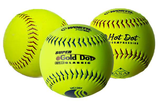Worth Blue Dot Slow Pitch Softball-New in Box